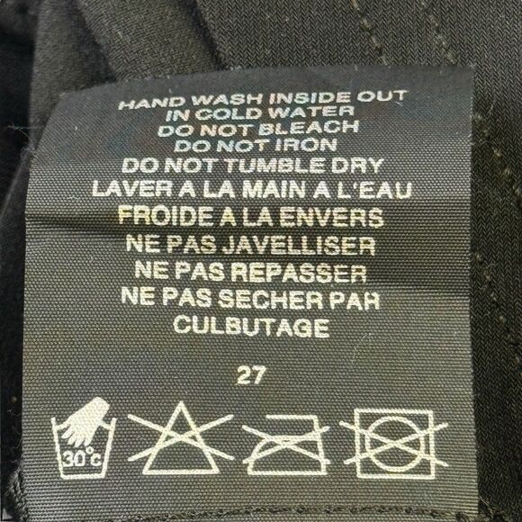 Sympli Canada Women A Line Boxy Jersey Dress SZ 8 Black Mesh Long Sleeves Loose - Picture 8 of 8